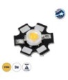 GLOBOSTAR® STARCHIP 73744 High Power Star LED 3W 240lm 90° DC 3.2V IP20 Θερμό Λευκό 2700K Dimmable - Sanan Chip - Μ2 x Π2 x Υ0.6cm - 2 Χρόνια Εγγύηση